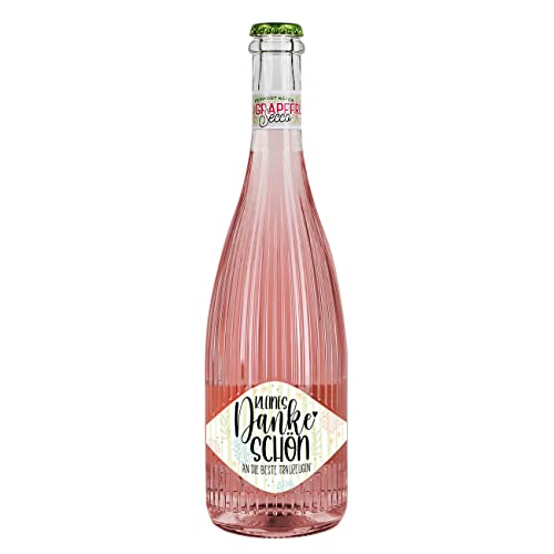 Herz & Heim® Feinkost Käfer Fruchtsecco 0.75l in 2 Geschmacksrichtungen, Kleines Dankeschön- mit Wunschtext Grapefruit von Herz & Heim