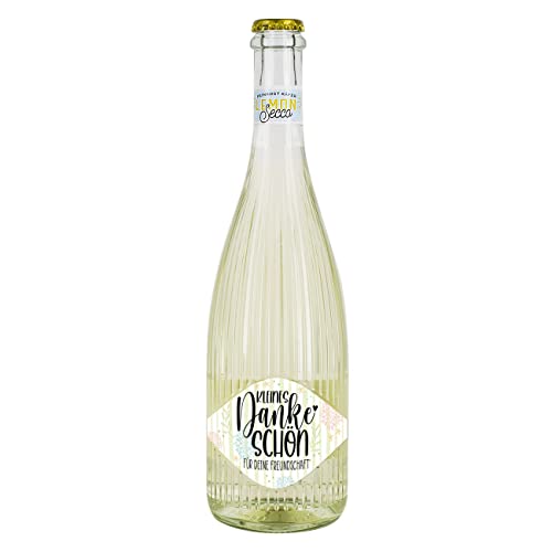 Herz & Heim® Feinkost Käfer Fruchtsecco 0.75l in 2 Geschmacksrichtungen, Kleines Dankeschön- mit Wunschtext Lemon von Herz & Heim