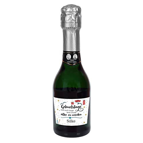 Herz & Heim® Geldermann Sekt Classique (0,2l) Sektgeschenk zum Geburtstag mit personalisiertem Etikett von Herz & Heim