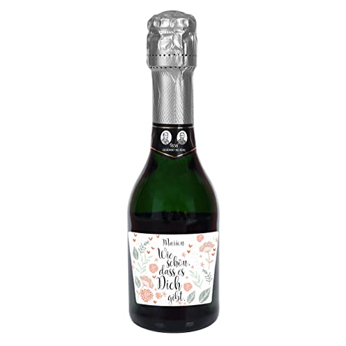 Herz & Heim® Geldermann Sekt Classique (0,2l) personalisiertes Etikett - wie schön, dass es dich gibt von Herz & Heim