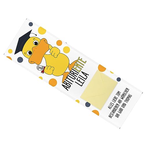 Herz & Heim® Vollmilch-Schokolade (300 g) personalisiertes Geldgeschenk zum Abitur 2025 von Herz & Heim