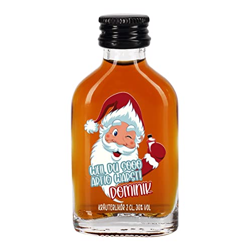 Herz & Heim® Winterliche Liköre (1 x 0.02l) Weihnachtsmann Kräuterlikör von Herz & Heim