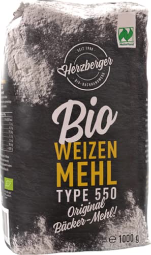 Herzberger Bio Naturland Weizen Mehl Typ 550, 1kg Herzberger Bio Naturland Weizen Mehl Typ 550, 1kg von Herzberger Bäckerei GmbH