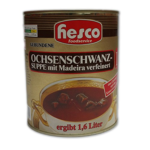Hesco - Gebundene Ochsenschwanz-Suppe Extra - 800ml Hesco - Gebundene Ochsenschwanz-Suppe Extra - 800ml von HESCO