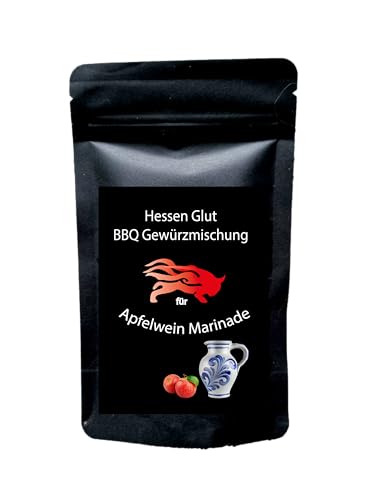 Hessen Glut BBQ Gewürzmischung für Apfelwein Marinade - der ideale BBQ Rub mit dem extra Geschmack für Schwenksteaks, Bauchscheiben und Krustenbraten Hessen Glut BBQ Gewürzmischung für Apfelwein Marinade - der ideale BBQ Rub mit dem extra Geschmack für Schwenksteaks, Bauchscheiben und Krustenbraten von Hessen Glut