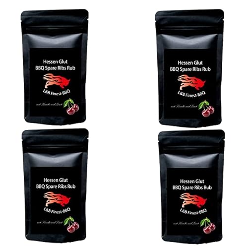 Hessen Glut BBQ Spare Ribs Rub mit Kirsche und Zimt - der ideale BBQ Rub mit dem extra Geschmack für Baby Back Ribs, St. Louise Ribs, Rippchen und Pulled Pork Hessen Glut BBQ Spare Ribs Rub mit Kirsche und Zimt - der ideale BBQ Rub mit dem extra Geschmack für Baby Back Ribs, St. Louise Ribs, Rippchen und Pulled Pork von Hessen Glut