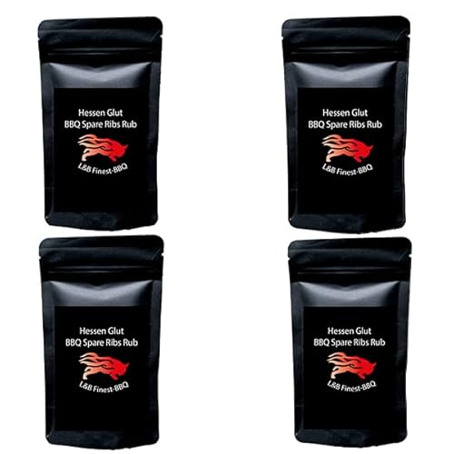 Hessen Glut BBQ Spare Ribs Rub würzig mit dem kleinen Kick an Schärfe - der ideale BBQ Rub mit dem extra Geschmack für Baby Back Ribs, St. Louise Ribs, Rippchen und Pulled Pork Hessen Glut BBQ Spare Ribs Rub würzig mit dem kleinen Kick an Schärfe - der ideale BBQ Rub mit dem extra Geschmack für Baby Back Ribs, St. Louise Ribs, Rippchen und Pulled Pork von Hessen Glut