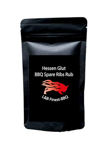 Hessen Glut BBQ Spare Ribs Rub würzig mit dem kleinen Kick an Schärfe - der ideale BBQ Rub mit dem extra Geschmack für Baby Back Ribs, St. Louise Ribs, Rippchen und Pulled Pork Hessen Glut BBQ Spare Ribs Rub würzig mit dem kleinen Kick an Schärfe - der ideale BBQ Rub mit dem extra Geschmack für Baby Back Ribs, St. Louise Ribs, Rippchen und Pulled Pork von Hessen Glut