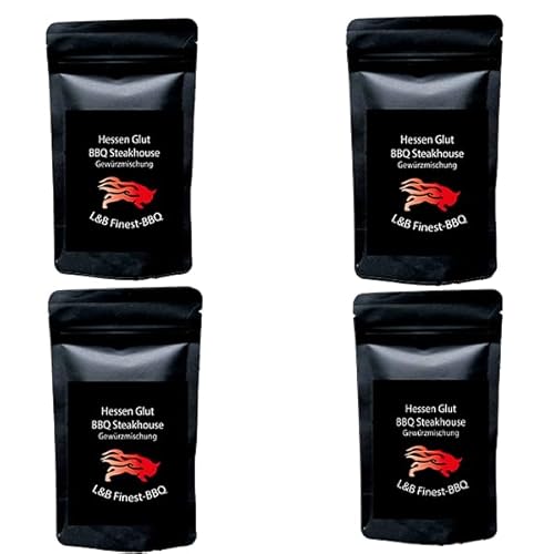 Hessen Glut BBQ Steakhouse Gewürzmischung - die ideale BBQ Gewürzmischung mit dem extra Geschmack für Rinder Steak und Beef Brisket Hessen Glut BBQ Steakhouse Gewürzmischung - die ideale BBQ Gewürzmischung mit dem extra Geschmack für Rinder Steak und Beef Brisket von Hessen Glut
