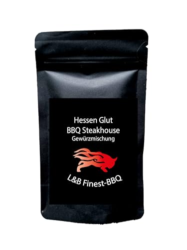 Hessen Glut BBQ Steakhouse Gewürzmischung - die ideale BBQ Gewürzmischung mit dem extra Geschmack für Rinder Steak und Beef Brisket Hessen Glut BBQ Steakhouse Gewürzmischung - die ideale BBQ Gewürzmischung mit dem extra Geschmack für Rinder Steak und Beef Brisket von Hessen Glut
