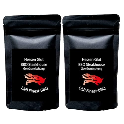 Hessen Glut BBQ Steakhouse Gewürzmischung - die ideale BBQ Gewürzmischung mit dem extra Geschmack für Rinder Steak und Beef Brisket Hessen Glut BBQ Steakhouse Gewürzmischung - die ideale BBQ Gewürzmischung mit dem extra Geschmack für Rinder Steak und Beef Brisket von Hessen Glut