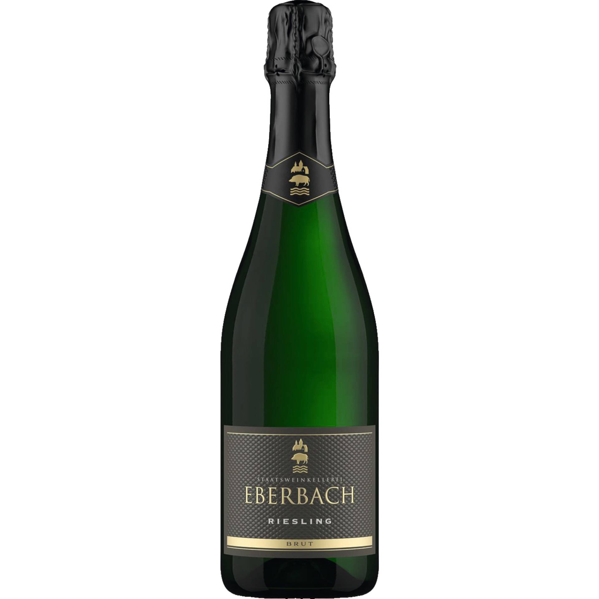 Kloster Eberbach Riesling Sekt, Brut, Deutscher Sekt, Deutscher Sekt, 2022, Schaumwein von Hessische Staatsweinkellerei, Kloster Eberbach, D - 65346 Eltville