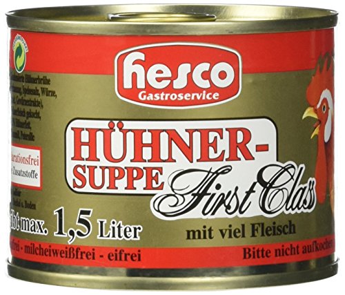 Hühnersuppe konzentriert, 5er Pack (5 x 212 ml) von Dttra