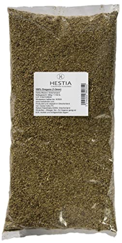 Hestia Herbs Griechischer getrockneter Oregano 500 g, Allergenfrei – Vegan – GVO-frei Hestia Herbs Griechischer getrockneter Oregano 500 g, Allergenfrei – Vegan – GVO-frei von HESTIA