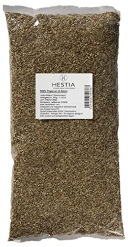 Hestia Herbs Griechischer getrockneter Thymian 500 g, Allergenfrei – Vegan – GVO-frei Hestia Herbs Griechischer getrockneter Thymian 500 g, Allergenfrei – Vegan – GVO-frei von Hestia Herbs
