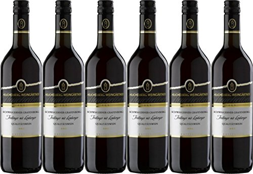 Heuchelberg Weingärtner Schwaigerner Grafenberg Trollinger mit Lemberger Qualitätswein halbtrocken (6 x 0,75L) von Heuchelberg Weingärtner