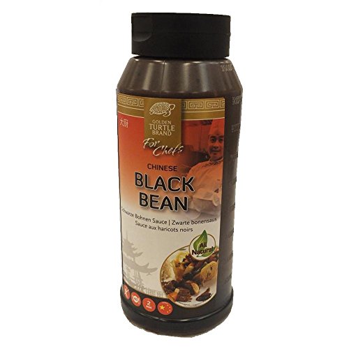 Golden Turtle Brand 'For Chefs' Chinese Black Bean Sauce 1000ml Flasche (Schwarze Bohnen Sauce) von Heuschen & Schrouff