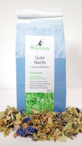 HEUSCHRECKE Bio Gute Nacht, Kräutertee (6 x 50 gr) von HEUSCHRECKE