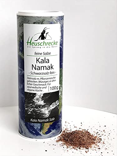 HEUSCHRECKE Kala Namak, indisches Schwarzsalz, Dose (2 x 100 gr) von Heuschrecke