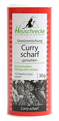 Heuschrecke Bio Curry Gewürzmischung scharf (gemahlen), 30 g von Heuschrecke