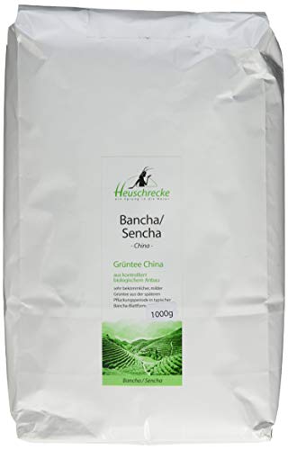 Heuschrecke Bio Grüntee China Bancha/Sencha , 1 kg von Heuschrecke