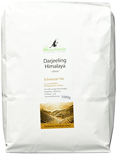 Heuschrecke Bio Tee Darjeeling Himalaya Classic , 1er Pack (1 x 1000 g) von Heuschrecke