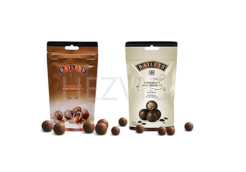 Baileys Mini-Delights & Salted Caramel Mini Delights Beutel (je 102 g) – 2 Stück köstliche Schokolade von Hezvic