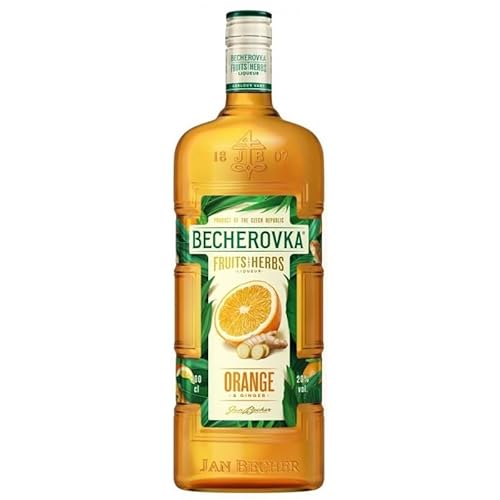 Becherovka Orange and Ginger - Krauterlikor - 1000ml von Hi Life Living Nature