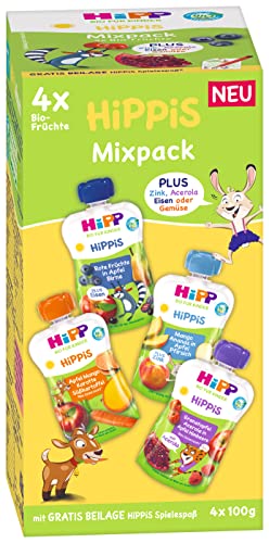 HiPP Kindernahrung HiPP Bio für Kinder HiPPiS 4er Mixpack (4x4x100g) von HiPP Kindernahrung
