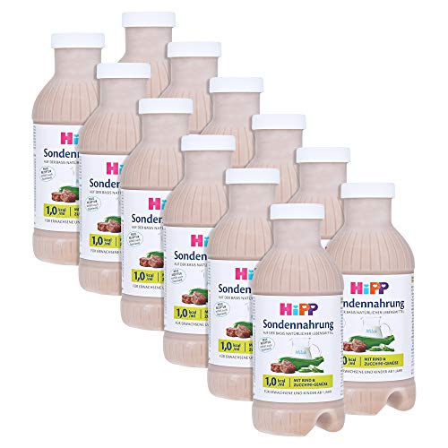 HIPP Sondennahrung Rind & Zucchini-Gemüse Kunst.Fl 12x500 Milliliter HIPP Sondennahrung Rind & Zucchini-Gemüse Kunst.Fl 12x500 Milliliter von HiPP