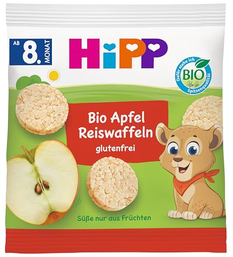 HiPP , 7er Pack (7 x 30 g) Hipp Bio Knabberprodukte Reiswaffeln von HiPP