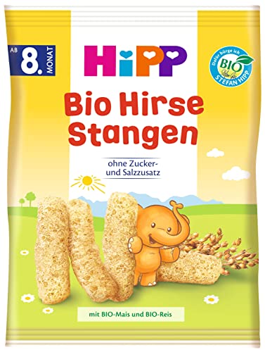 HiPP Bio Knabberprodukte Hirse-Stangen, 7er Pack (7 x 30g) von HiPP
