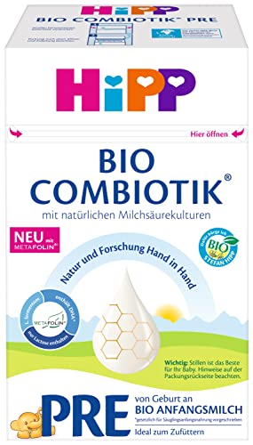 HiPP Bio Milchnahrung, Pre Bio Combiotik, Anfangsmilch, 600g HiPP Bio Milchnahrung, Pre Bio Combiotik, Anfangsmilch, 600g von HiPP