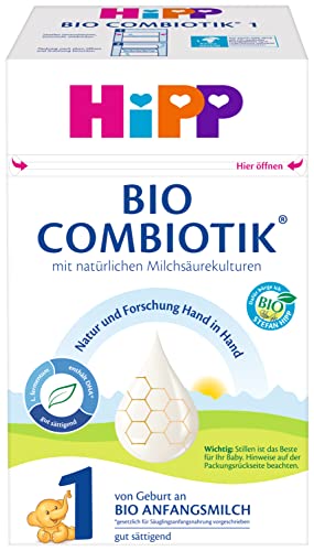 HiPP Bio Milchnahrung 1 BIO Combiotik, 4er Pack (4 x 600g) von HiPP
