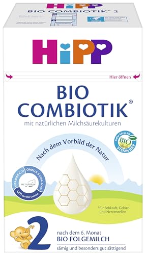 HiPP Bio Milchnahrung 2 BIO Combiotik, 4er Pack (4 x 600g) von HiPP