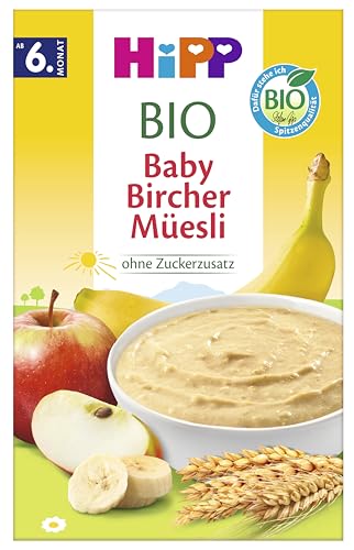 HiPP Bio Müesli Baby Bircher-Müesli, 250g 8er Pack (8x250g) von HiPP