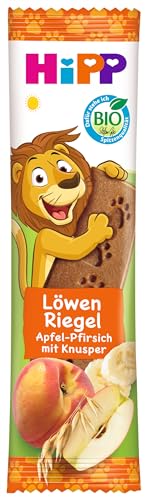 HiPP Bio-Riegel Müesli Hafer-Knusper, Apfel-Pfirsich, 24 x 20g von HiPP