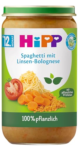 HiPP Spaghetti mit Linsen-Bolognese 6er Pack (6 x 250g) von HiPP