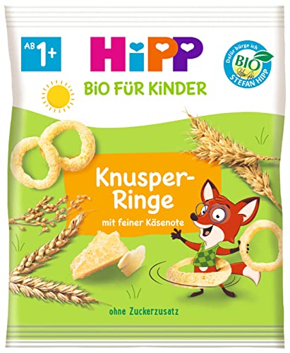 HiPP Bio für Kinder Knabberprodukte Knusper-Ringe, 7er Pack (7 x 25g) von HiPP