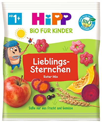HiPP Bio für Kinder Knabberprodukte Lieblings-Sternchen, 9er Pack (9 x 30g) von HiPP