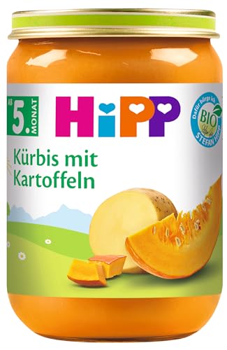 HiPP Kürbis mit Kartoffeln Bio, 6er Pack (6 x 190 g) von HiPP