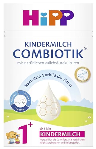 HiPP Milchnahrung Combiotik Kindermilch Combiotik 1+, 4er Pack (4x600g) von HiPP