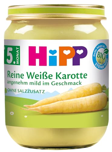 HiPP Reine weiße Karotte, 6er Pack (6 x 125 g) - Bio von HiPP