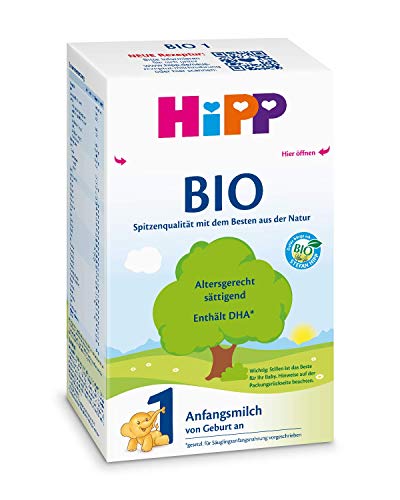 Hipp Bio 1 Anfangsmilch von Geburt an, 5er Pack (5 x 600g) von HiPP