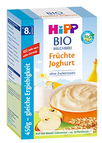 Hipp Bio-Milchbrei Früchte Joghurt, 2er Pack (2 x 450g) von HiPP