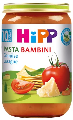 HiPP Pasta Bambini - Gemüse-Lasagne, 6er Pack (6 x 220 g) von HiPP