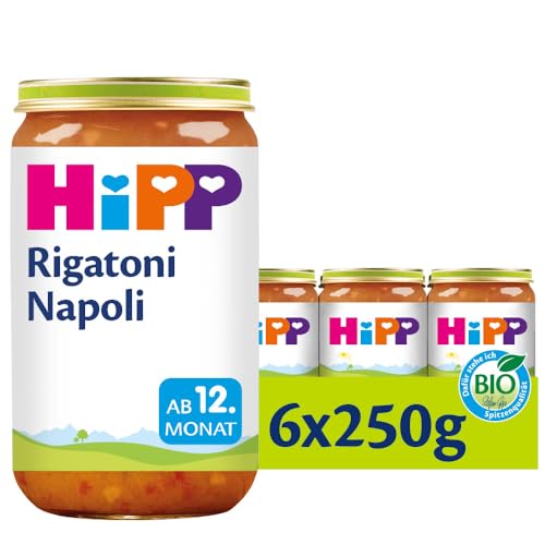 HiPP Pasta Bambini Rigatoni Napoli, 6 x 250g von HiPP