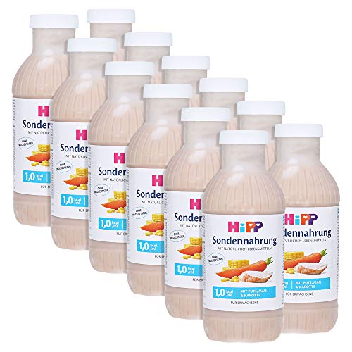 Hipp Sondennahrung normokalorisch 12x500ml, Pute. Mais und Karotte (milchfrei) von HiPP