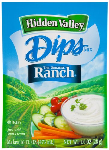 Hidden Valley Die Ranch Dips Originalmix, 28 Gramm (Packung mit 24) von Hidden Valley