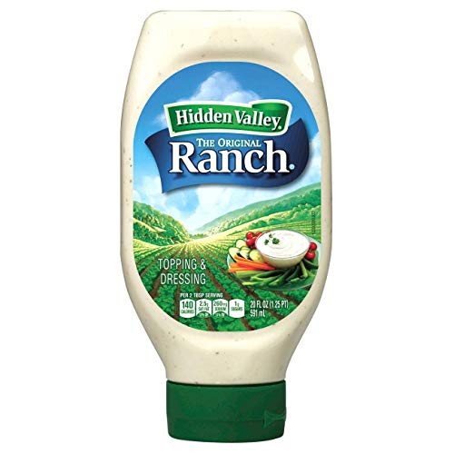 Hidden Valley Ranch, Dressing & Topping, Original 591 ml Quetschflasche (2 Stück) von Hidden Valley